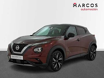 Nissan JUKE DIG-T 86 kW DCT N-DESIGN CHIC Bitono N ROJO BURGUNDY CON TECHO NEGRO