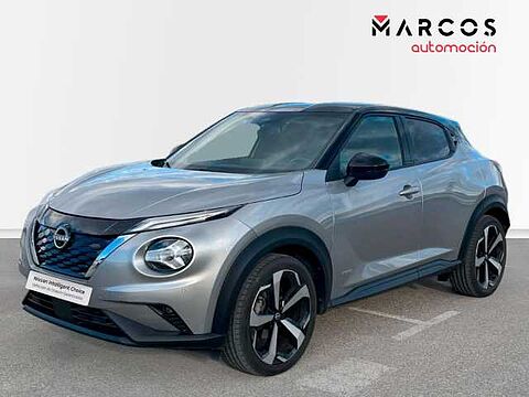 Nissan JUKE 1.6 Hybrid 105kW (145CV) Tekna PLATA DIAMANTE CON TECHO NEGRO