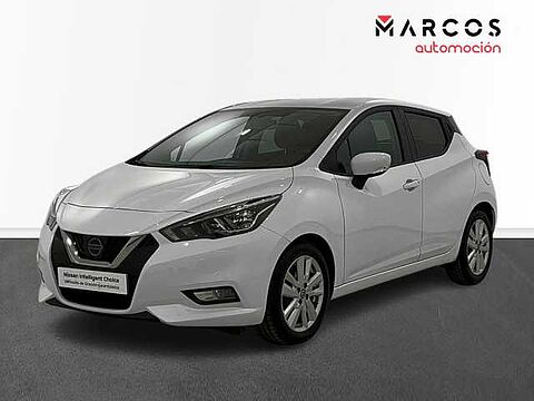 Nissan Micra IG-T 74 kW (100 CV) E6D Acenta SOLID WHITE NEGRO